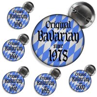 Button "Original Bavarian since....."