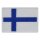 FanShirts4u Aufnäher FINNLAND Fahne - weiß