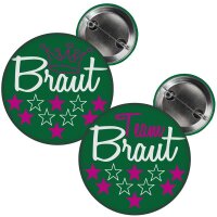 Button -- Team Braut / Braut -- grün