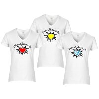 T-Shirt - DIRNDLERSATZ - mit Edelweiß / weiß