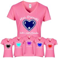 T-Shirt - MEI DIRNDL...- Herz / rosa