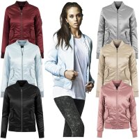 URBAN CLASSICS - Ladies Satin Bomber Jacket -