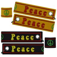 Schlüsselanhänger aus Filz - PEACE