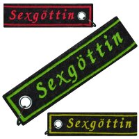 Schlüsselanhänger aus Filz - Sexgöttin