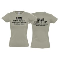T-Shirt Rundhals "Dschungel-Nummer" khaki