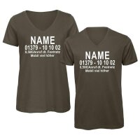 Dschungelcamp - V-Neck-Shirt - army - Damen / Herren