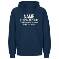 CrazyShirt Unisex Hoodie DSCHUNGELNUMMER -