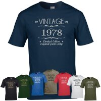 CrazyShirt T-Shirt VINTAGE zum Geburtstag