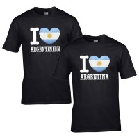 Herren T-Shirt - I LOVE ARGENTINIEN