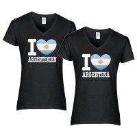 Damen T-Shirt - I LOVE ARGENTINIEN