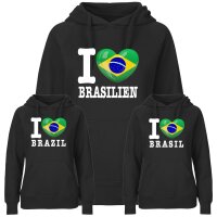 Damen Hoodie - I LOVE BRASILIEN