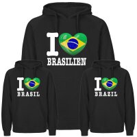 Herren Hoodie - I LOVE BRASILIEN