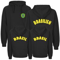 Herren Hoodie - BRASILIEN - mit Wappen