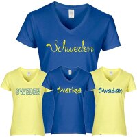Damen T-Shirt - SCHWEDEN -