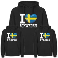 Herren Hoodie - I LOVE SCHWEDEN