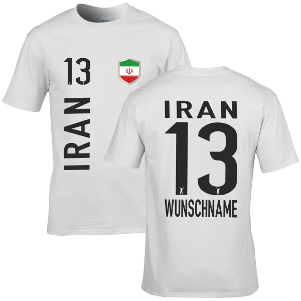 FanShirts4u Herren Fan-Shirt - IRAN - S