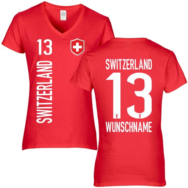 Damen Fan-Shirt - SWITZERLAND