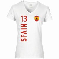 FanShirts4u Damen Fan-Shirt - SPAIN - M