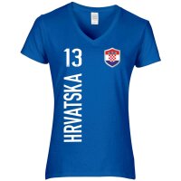 Damen Fan-Shirt - HRVATSKA -