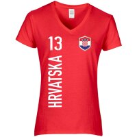 Damen Fan-Shirt - HRVATSKA