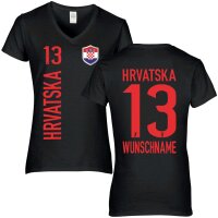 Damen Fan-Shirt - HRVATSKA