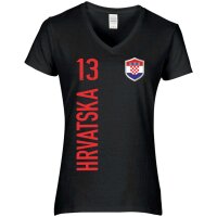 Damen Fan-Shirt - HRVATSKA