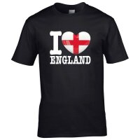 Herren T-Shirt - I LOVE ENGLAND
