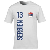 Herren Fan-Shirt - SERBIEN