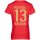 FanShirts4u Damen Fan-Shirt - PORTUGAL - L