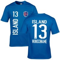 Herren Fan-Shirt - ISLAND