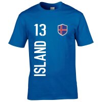 Herren Fan-Shirt - ISLAND