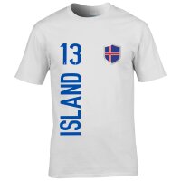 Herren Fan-Shirt - ISLAND