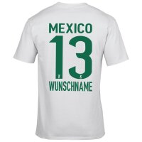 Kinder Fan-Shirt - MEXICO - Gr. 5/6 Jahre 110 - 116 cm