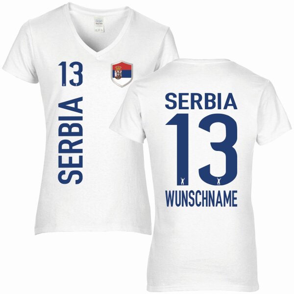 Damen Fan-Shirt - SERBIA -
