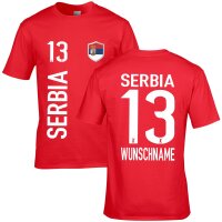 Herren Fan-Shirt - SERBIA