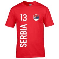 Herren Fan-Shirt - SERBIA