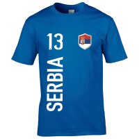 Herren Fan-Shirt - SERBIA