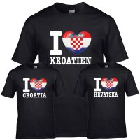 Kinder T-Shirt - I LOVE KROATIEN