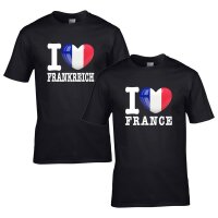 Kinder T-Shirt - I LOVE FRANKREICH