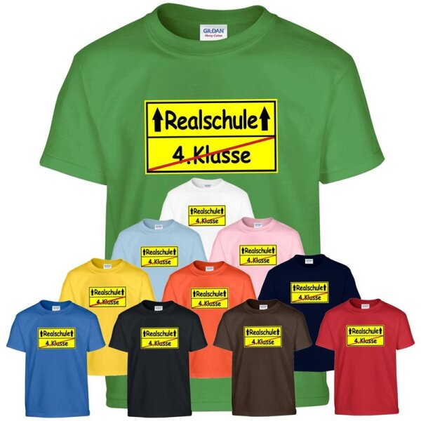 Kinder T-Shirt - 4. Klasse - Realschule
