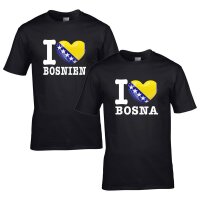 Kinder T-Shirt - I LOVE BOSNIEN