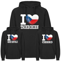 Herren Hoodie - I LOVE TSCHECHIEN