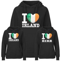 Damen Hoodie - I LOVE IRLAND