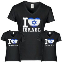 Damen T-Shirt - I LOVE ISRAEL