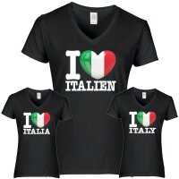 Damen T-Shirt - I LOVE ITALIEN