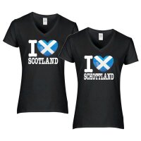Damen T-Shirt - I LOVE SCHOTTLAND
