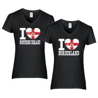 Damen T-Shirt - I LOVE NORDIRLAND