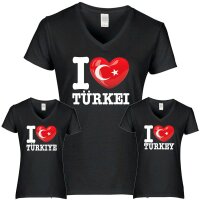 Damen T-Shirt - I LOVE TÜRKEI