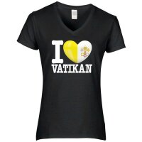Damen T-Shirt - I LOVE VATIKAN