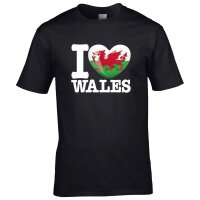 Kinder T-Shirt - I LOVE WALES